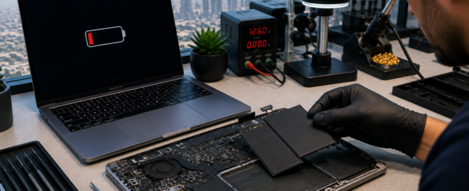 MacBook Battery Replacement in Dubai