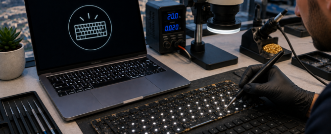 MacBook Keyboard Backlight Repair in Dubai
